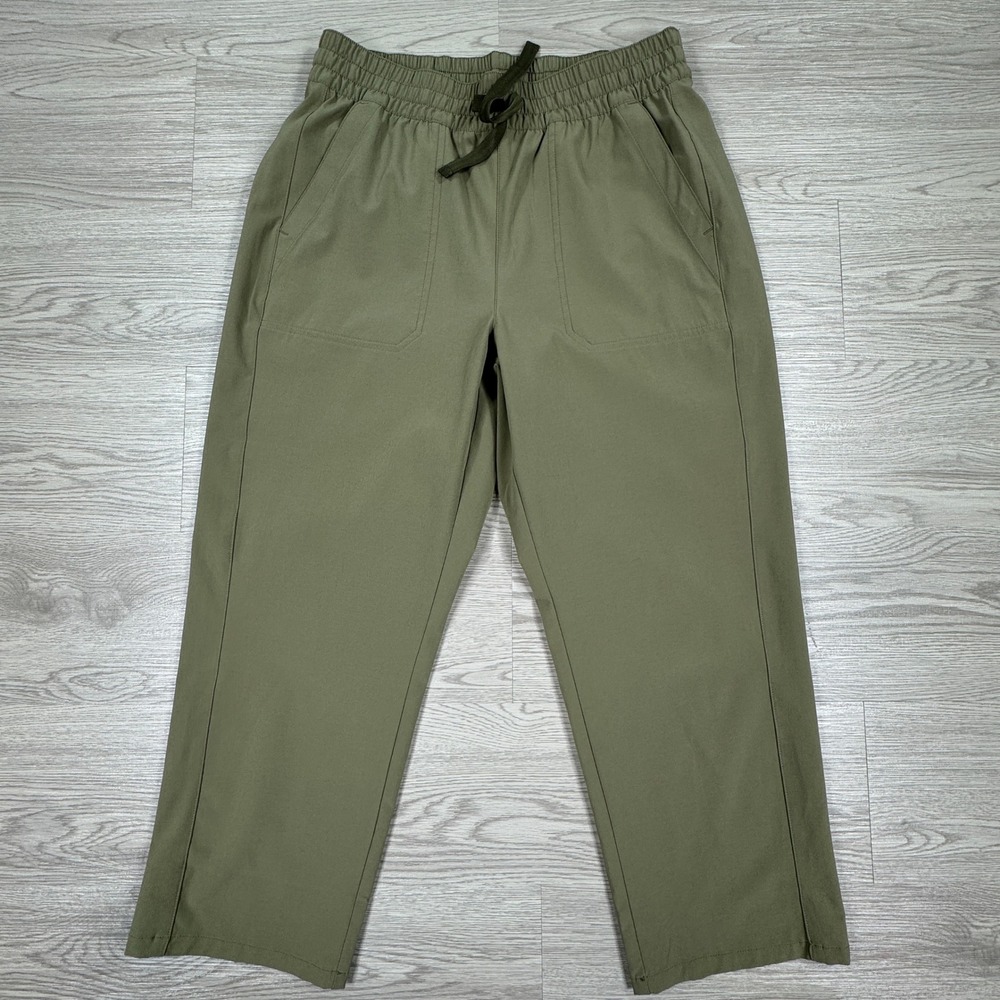 Orvis Mens Pants Outdoor Hiking Stretch Elastic Waist Olive Green Size Small